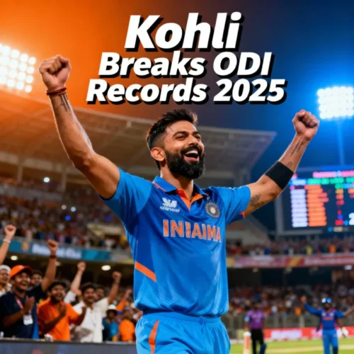 Kohli Breaks ODI Records: Surpasses Sangakkara in 2025