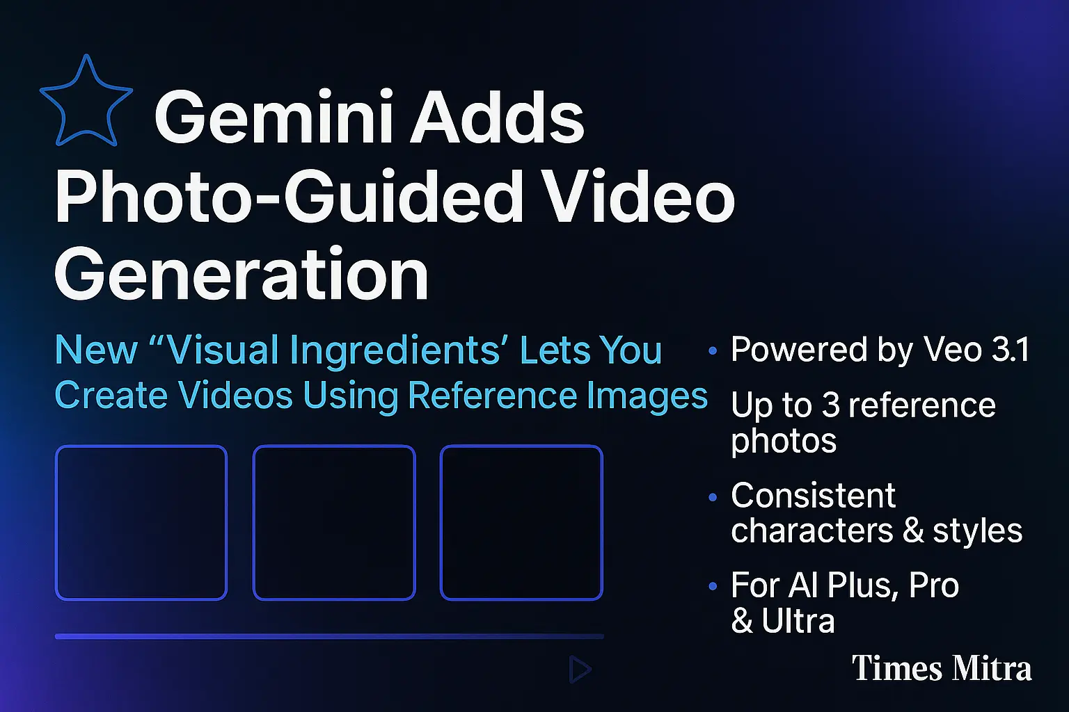 Google Gemini Adds ‘Visual Ingredients’: Photo-Guided AI Video Generation Goes Mainstream