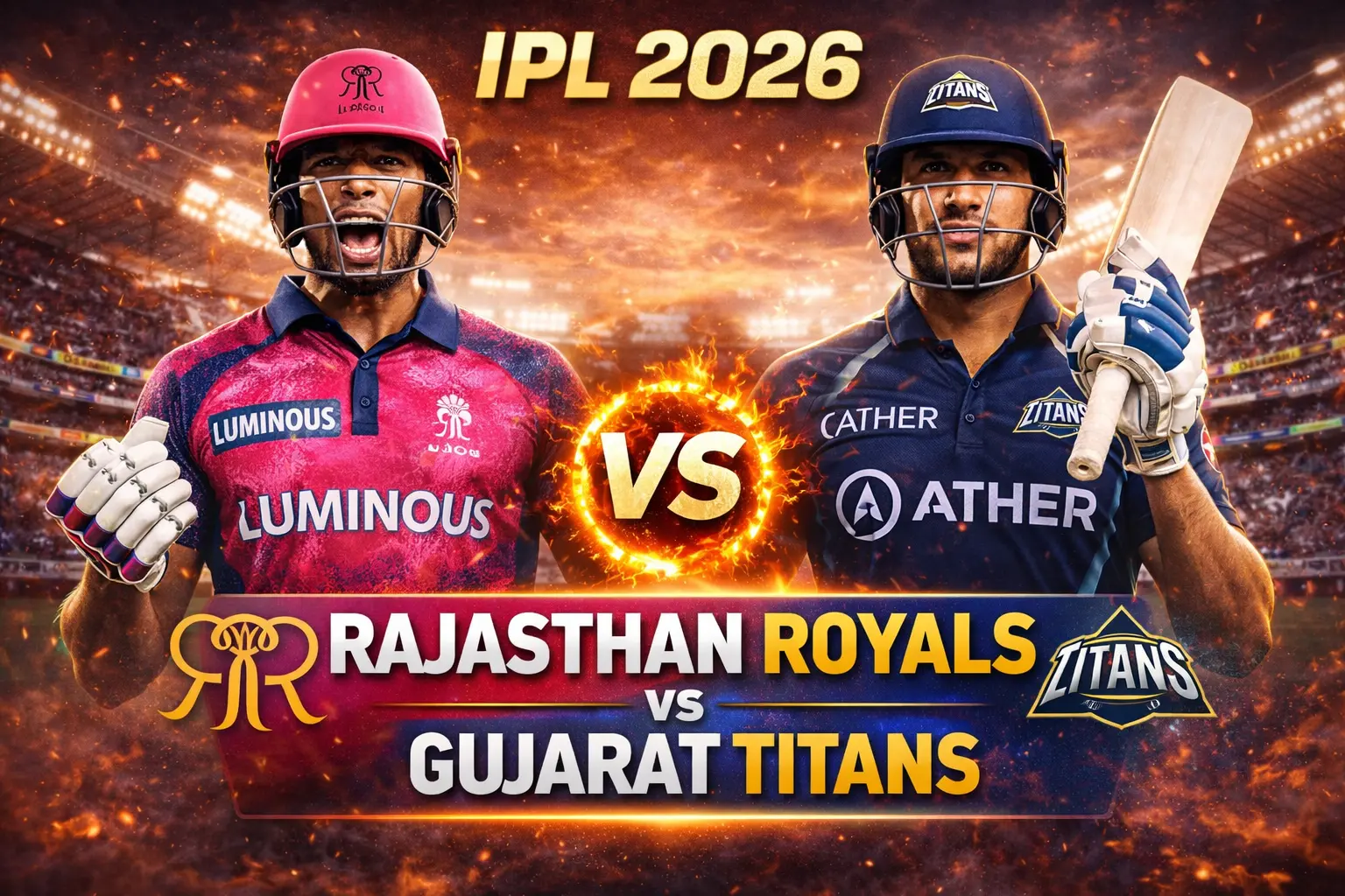 IPL 2026: Rajasthan Royals vs Gujarat Titans