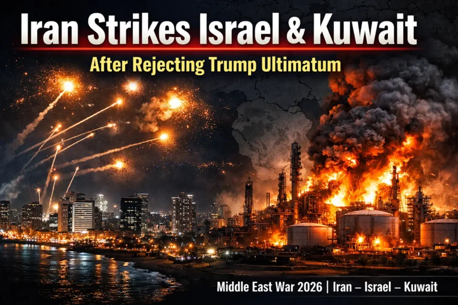 Iran Strikes Israel and Kuwait After Rejecting Trump Ultimatum